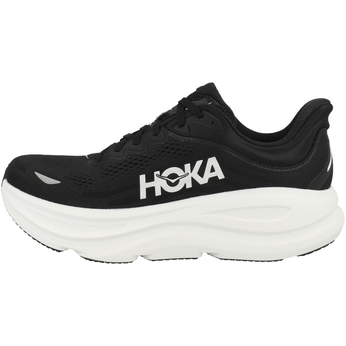 HOKA Men's Bondi 9 Sneaker for Comfort Runners on Road Trips Lightweight Cushioned Running Shoes