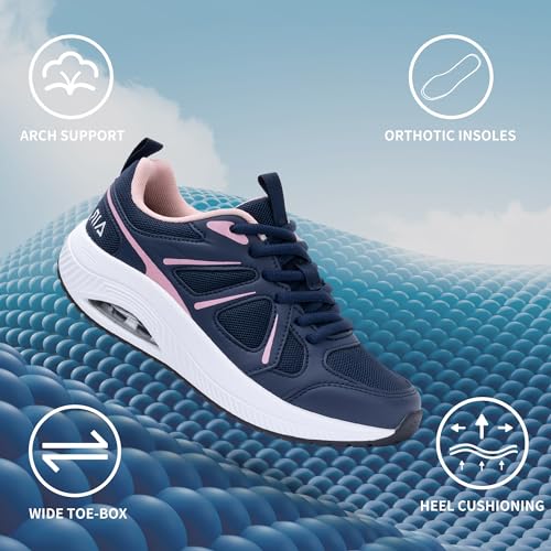 AOV Orthotic Walking Shoes for Women Size 5.5-11 Plantar Fasciitis Pain Relief