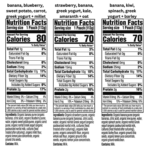 Plum Organics Stage 4 Variety Pack – Best-Selling Toddler Flavors – Organic Fruit & Veggie Toddler Food Pouches – 4 oz,